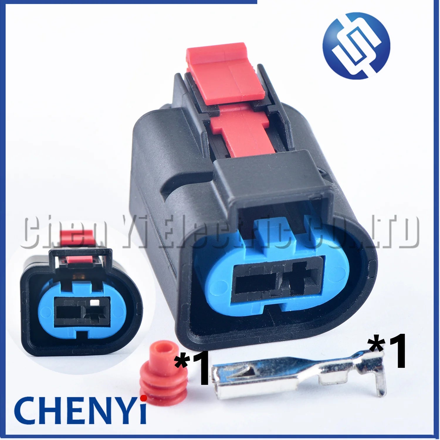 1 Pin/way Automobile Oil pump assembly connector generator Wire harness Plug 3-1718630-2 3-1718624-2