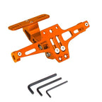 Universal Adjustable Motorcycle License Number Plate Bracket Rear Turn Signal Lamp Holder CNC Aluminum Eliminator Kits