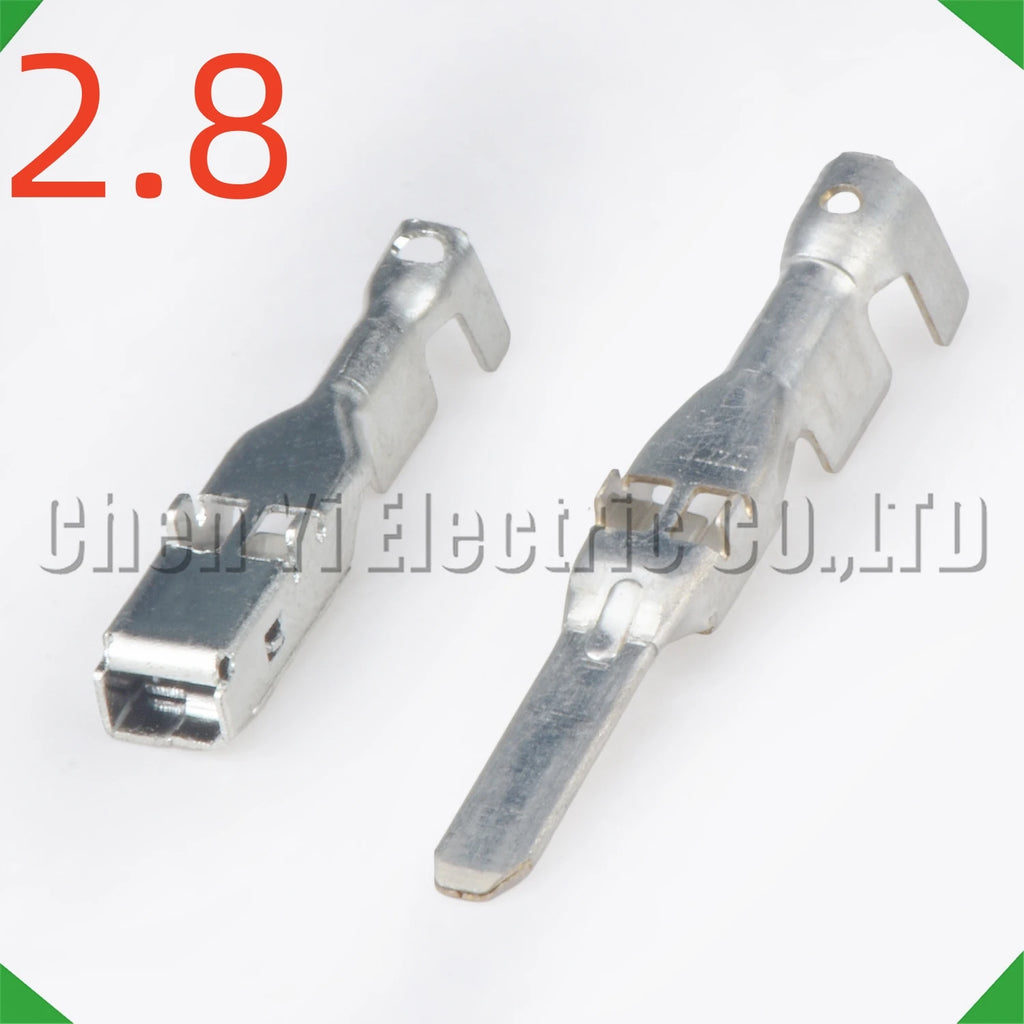 50 pcs 2.8 mm male or female wire crimp pins for 7114-4111-02 7116-4111-02 sheath autom...