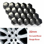 20x22mm Black Wheel Nut Bolt Covers ABS Cap For Range Rover For Vauxhal Protective Bolt Rims Cap Bolt Car Accessories