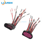 Compatible with Ford Mondeo Focus Fiesta car headlight plug, headlight assembly wiring harness plug accessory