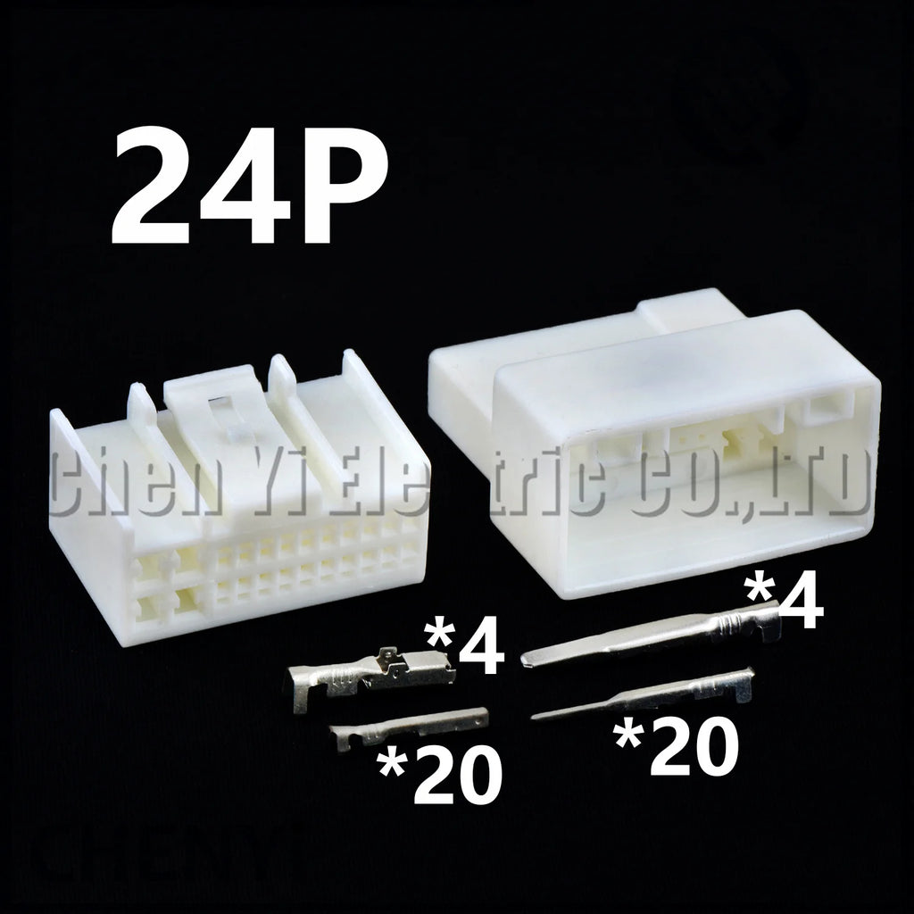 24 Pin Automotive connector Radio CD player harness plug MG644419 For Hundai Kia Car mounted DSP amplifier