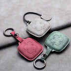 New Leather 4 Buttons Car Remote Key Case Cover for Zeekr 001 X 2021 2022 2023 for ZEEKR 001 009 Full Protector Fob Keychain
