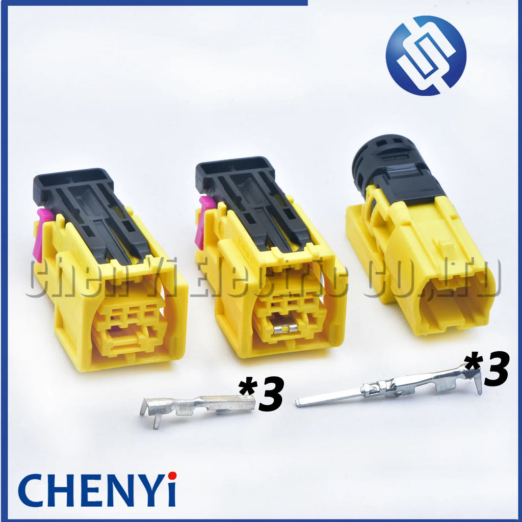 3 Pin Automotive connectors Car sensor Wire harness Plug 4H0972773A 4G0972783 4H0972773