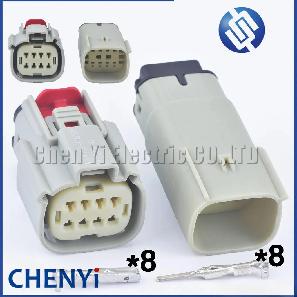 8 Pin car waterproof connector Brake lights and headlights plug 33472-5047 33472-4802 For Ford Transit Mondeo Ranger Dodge