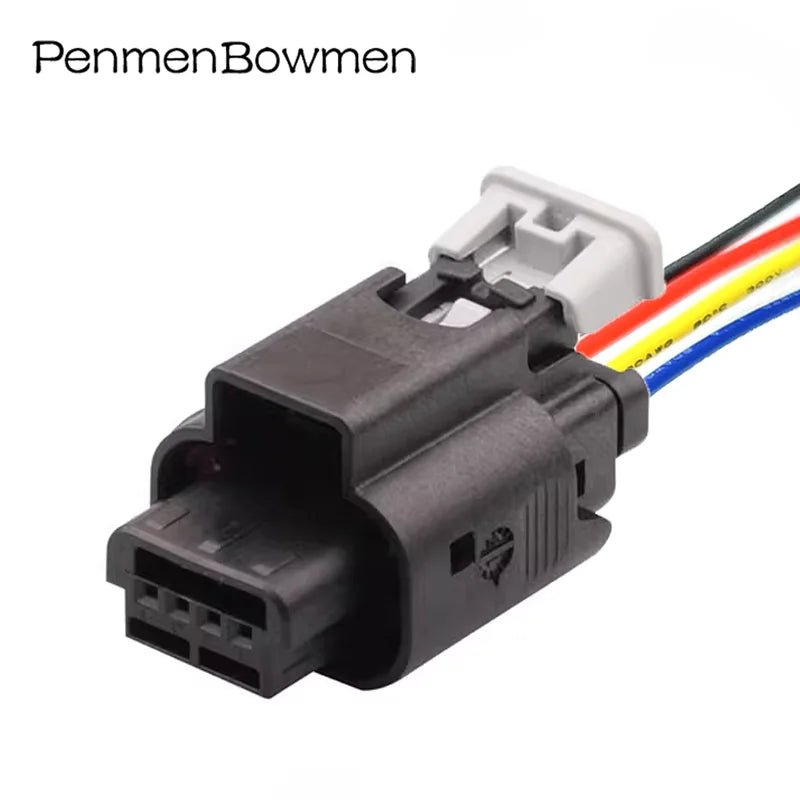 1 Set 4 Pin 1801823-1 Car Rear Camera Electrical Cable Connectors Female Wire Harness Plug For Renault Megan 2236398-1 13422