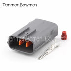 1 Set 3 Pin 6195-0009 Auto Lgnition Coil Plug Female Male Waterproof Electrical Cable Connectors Wire Harness For Nissan Mazda