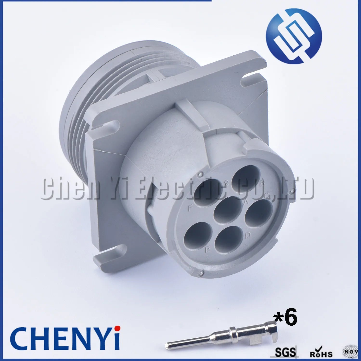Gray 6 Pin HD16-6-96S HD10-6-96P 1.5mm Series Connector Waterproof Flame Retardant Plug For DEUTSCH