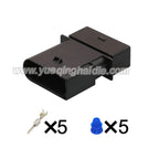 5-Pin Connector Waterproof 3.5mm Male Female Connector Auto Kostal Housing Wire Harness Cable Socket for BMW 2E0905229 09441511