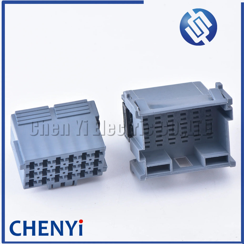 1 set 18 Pin Car grey Connector Male Female Quick Connector Car Harness Connector Plug 1-967624 1-967629 With Pins