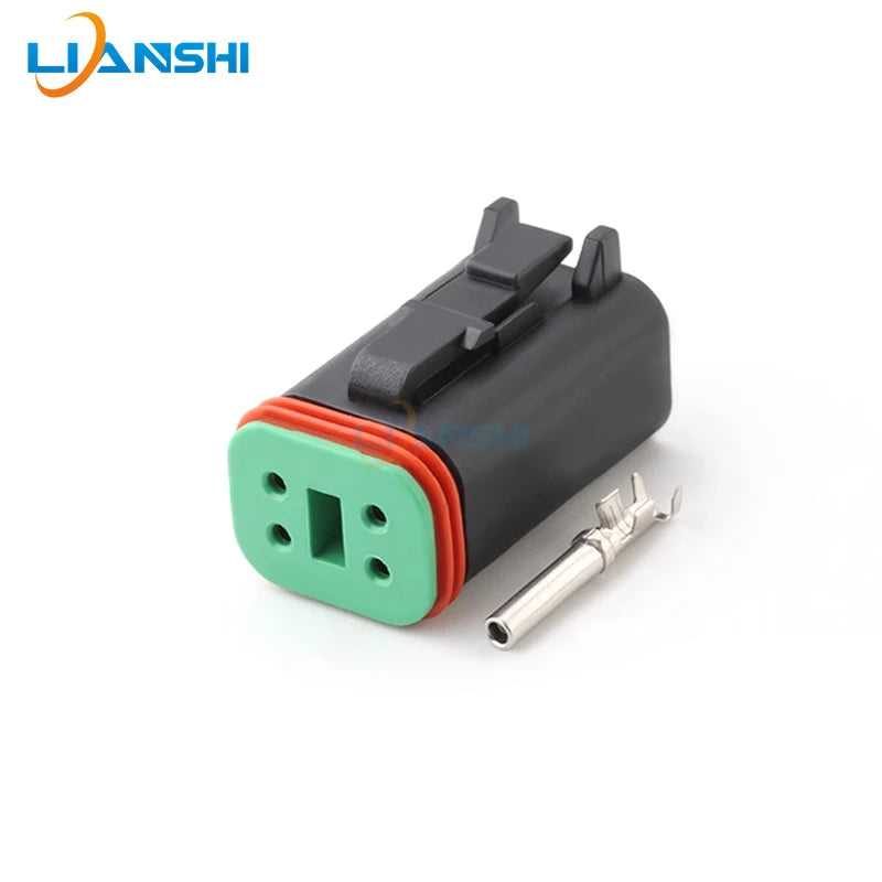 DT04-4P DT06-4S Auto waterproof connector 4pin waterproof connector with terminal