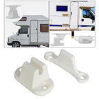 1 Pc Caravan Or Motorhome White Plastic Main Door Catch Retainer Holder CDR7 Car Door Retainer Kit T Shape Door Stop Latch