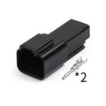 5sets DT06-2S-E004 DT04-2P-E004 Deutsch type automotive waterproof connector 2p male busbar plug with terminal