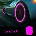 Luminous Car Tire Valve Cap 20/1PCS Fluorescent Night Glowing Decor Motorcycle Bike Wheel Nozzle Dustproof Tyre Valve Stem Caps