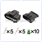 5-Pin Connector Waterproof 2.2mm Male Female Connector Auto Wiring Harness Cable Socket for Toyota 7283-1056-30 90980-11232