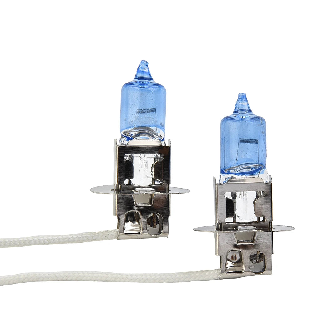 1 Pair H3 Xenon White 100W 12v Halogen Headlight 453 Fog Light Car Bulb Halogen Lamp Car HeadLight Replacement Bulb