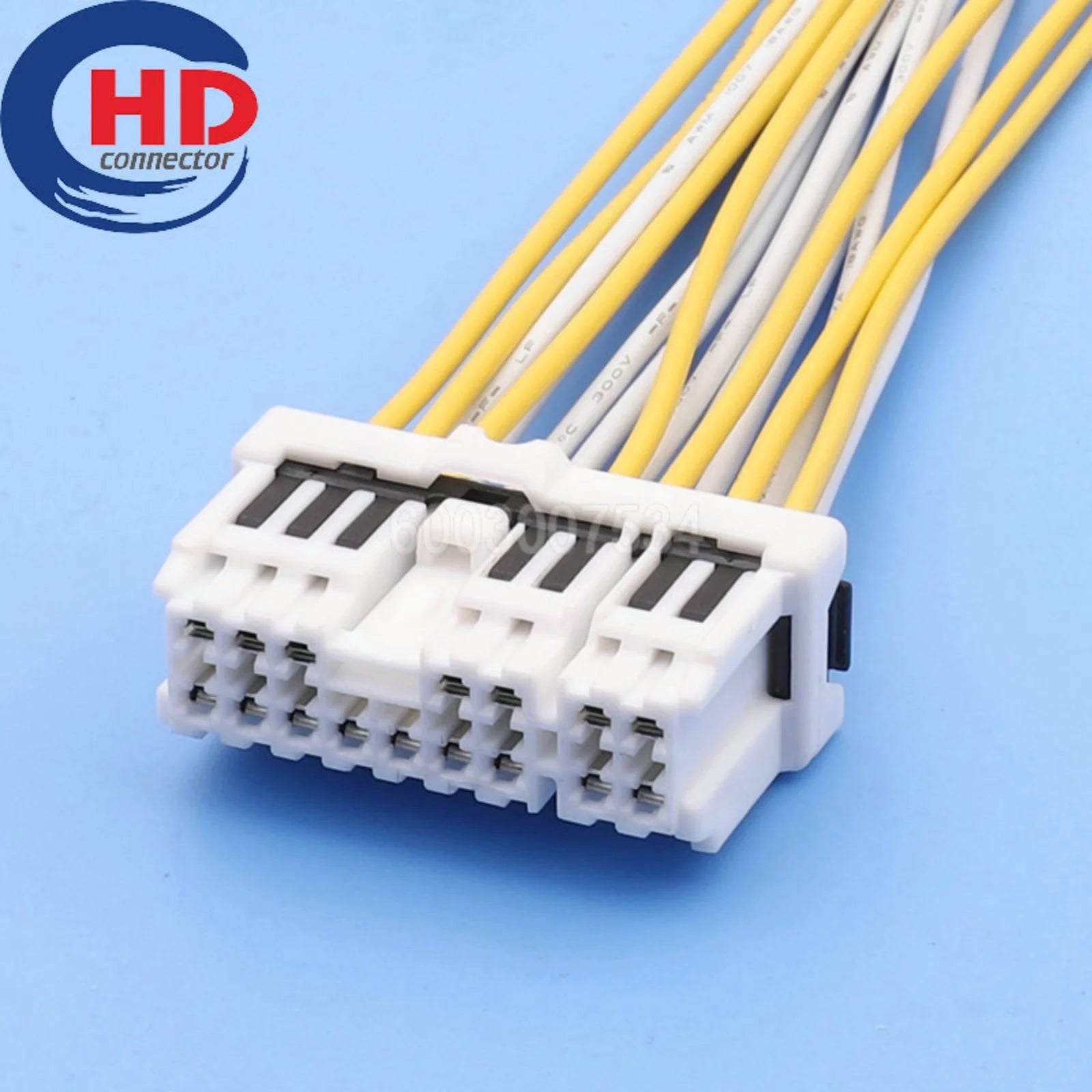 16 Pin Connector Unsealed Female Connector Cable Plug Motorcycle Electrical Harnesses Wiring Harness