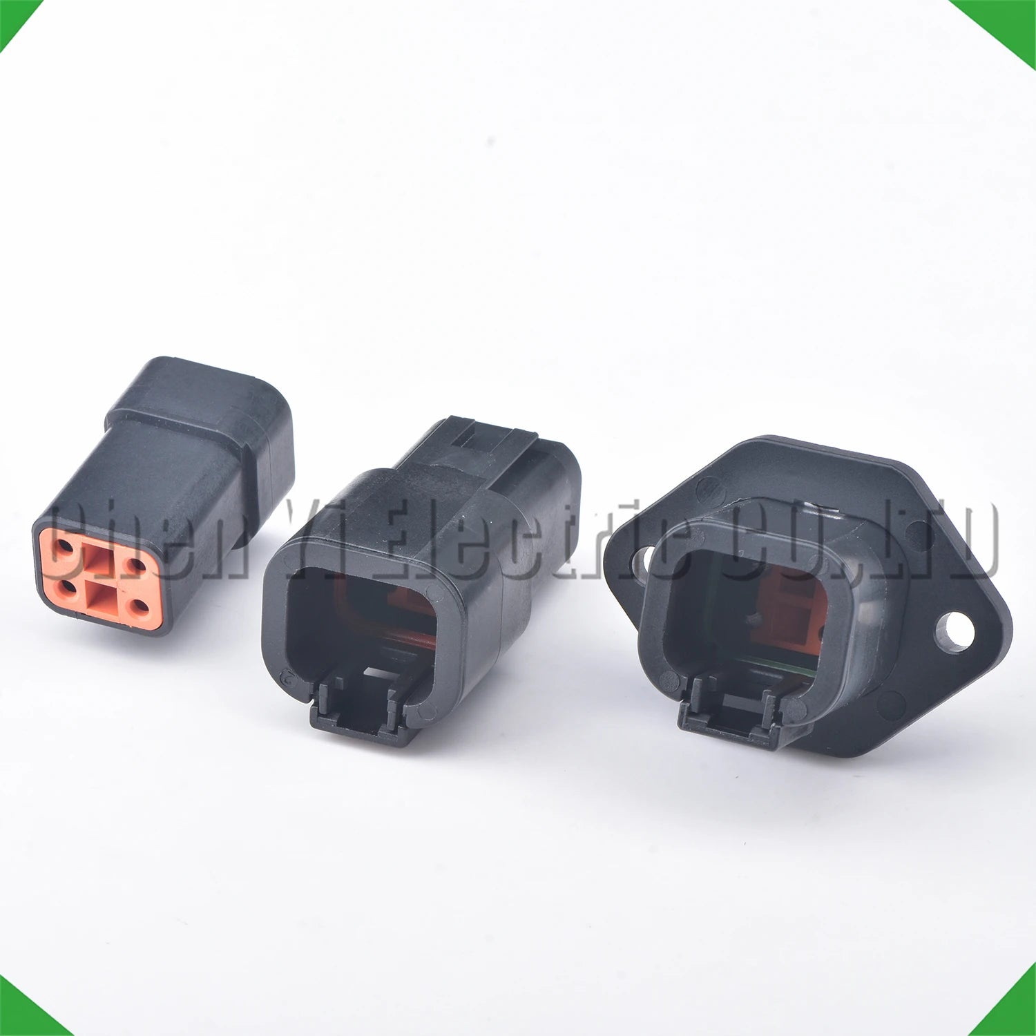 4-Pin Wire Harness Harness Automotive Waterproof Connector harness Black DTP06-4S DTP04-4P