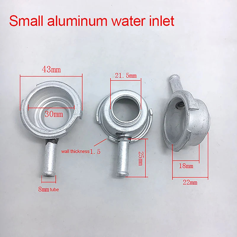 1PCS Automotive Radiator Water Tank Filler Neck Weld On Aluminum Water Inlet Seat