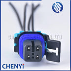 4 Pin female housing plugs sealed automotive electrical connector For GM LS2 O2 12160482 with 15cm 18AWG wires