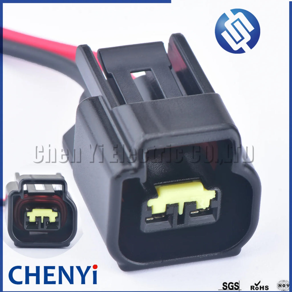2 Pin Automotive waterproof connector harness Ignition Coil Wire Harness plug FW-C-2F-B FW-C-2M-B for Ford Focus Yamaha Mazda
