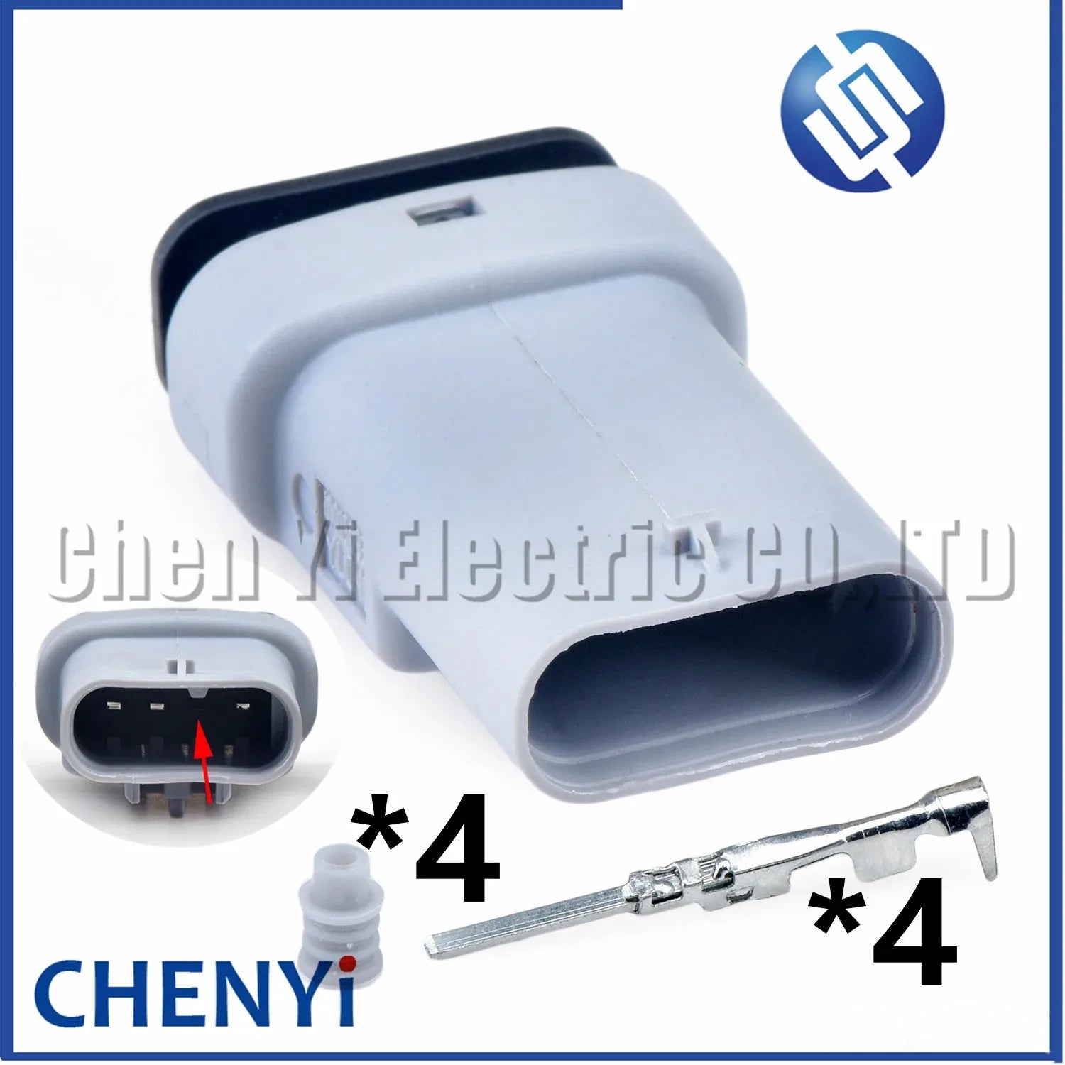 4 Pin Auto waterproof connector Urea pump temperature and pressure sensor plug 10021265 10092981 13576823 10011620 10026005