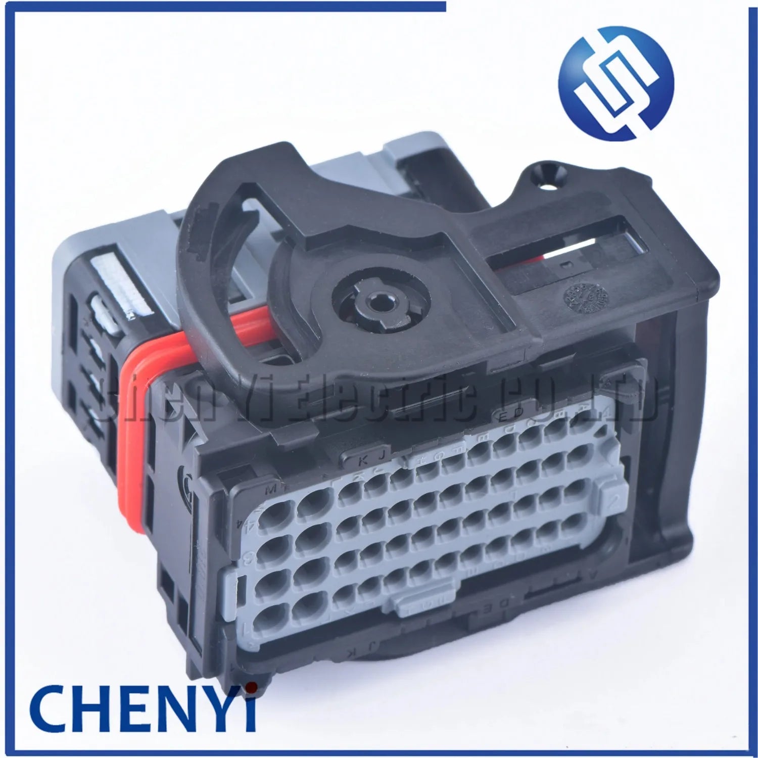 Gray 48 Pin way Sealed Hybrid Modular Wiring Plug Left Wire Output Black Connector Socket 64320-1318