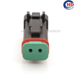 2pin auto waterproof electric plastic wire harness connector DT06-2S-CE05
