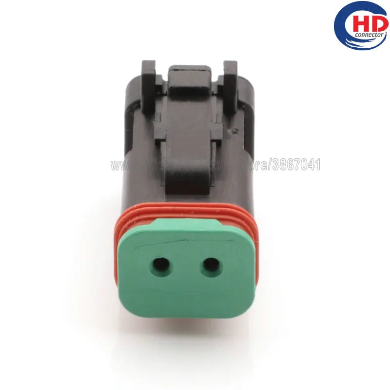 2pin auto waterproof electric plastic wire harness connector DT06-2S-CE05