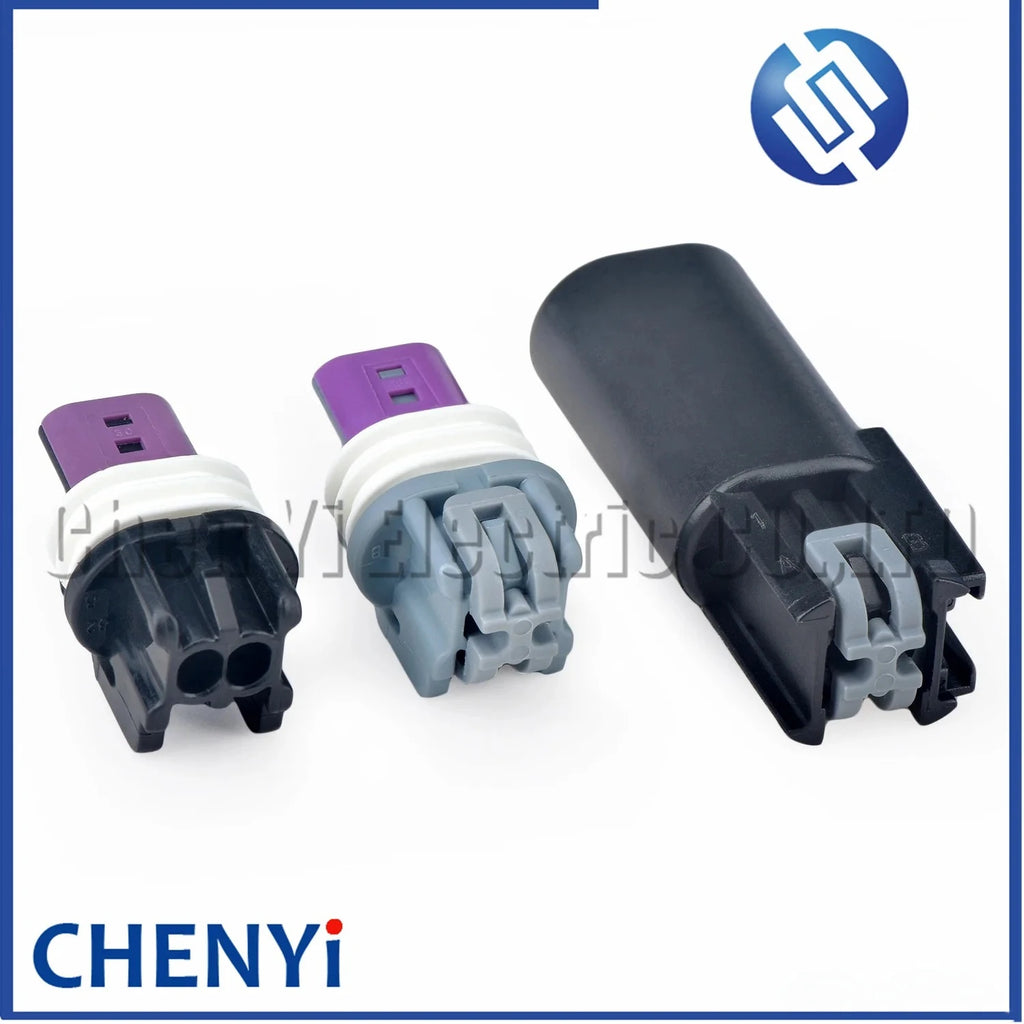 2 Pin Car intake exhaust VVT solenoid valve connector Water Temperature Sensor Plug 15449028 13512990 For Buick Chevy Hyundai