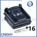 16 Pin Automotive connector Car Audio Navigation Rearview wire harness Plug 1379678-1 1379665-1 1379678 1379665