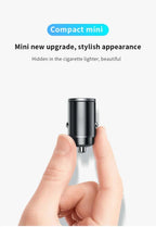 200/100W Mini Dual Ports USB Car Charger Lighter Fast Charging Phone Charger Adapter for IPhone 13 12 Xiaomi Huawei Samsung Amag