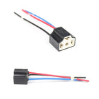 1PC H4 Three Holes Ceramic Wire Wiring Car Head Light Bulb Lamp Harness Socket Plug Hot Sale Auto h4 connector plug car products