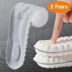 1/2 Pairs 4D Cloud Technologyt High Elasticity Sports Deodorant Insoles for Shoes PU Sole Breathe for Feet Men Running Insole