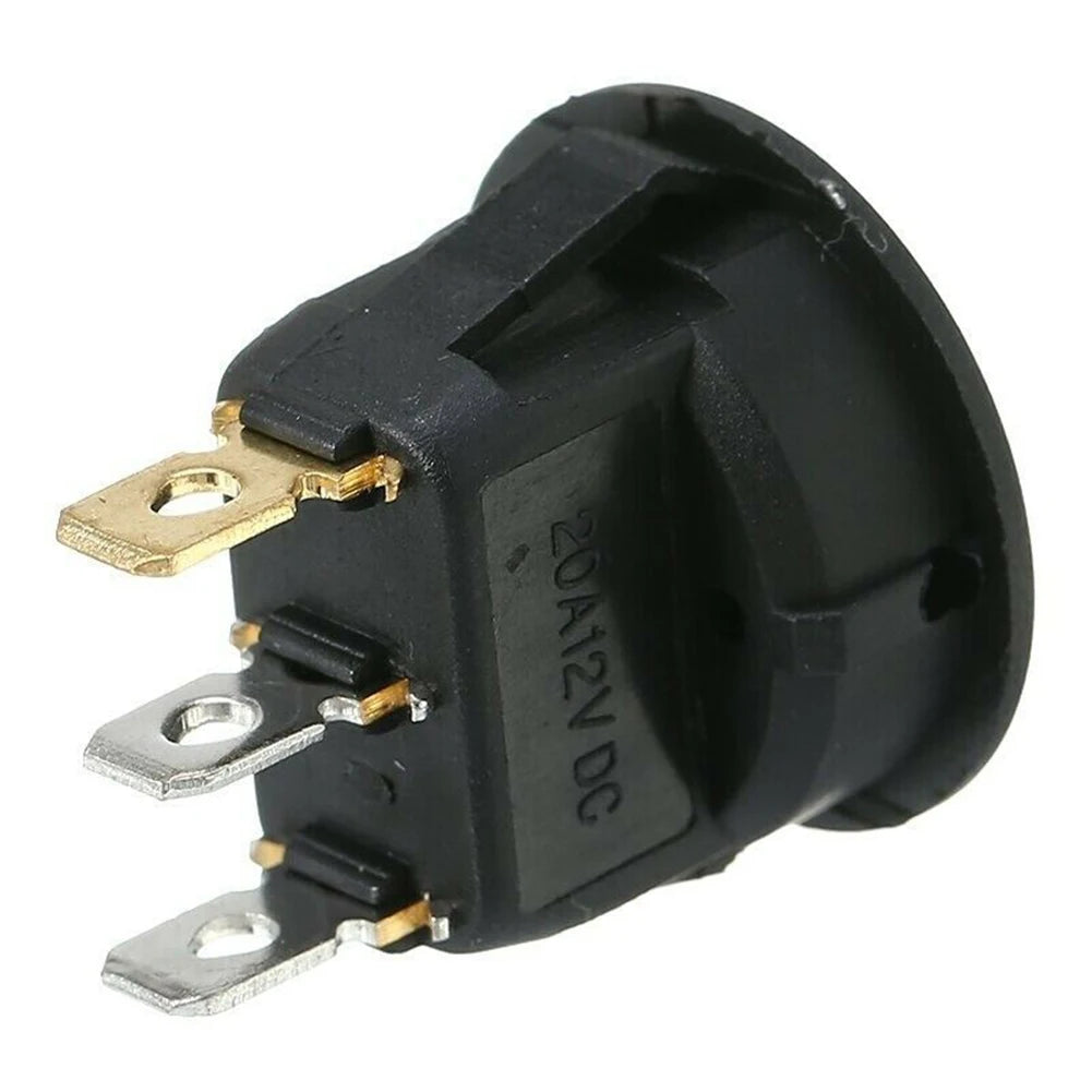 1 PC 23mm Car On  Off Rocker Switch Round 12V Red Led  Fog Light Lamp Symbol Car Van Truck  ABS Plastic Fog Light Switch