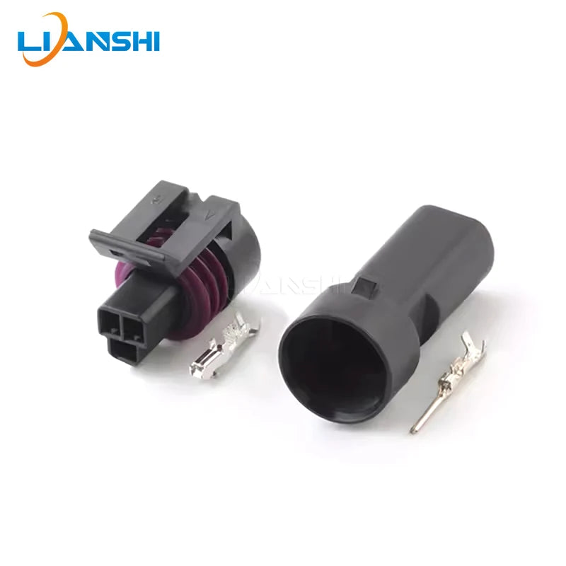 12065287 Waterproof connector 12078090 for water temperature sensor throttle 2pin plug housing with terminal 0441004