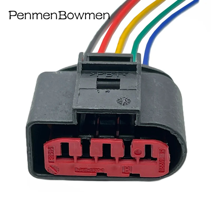 1 Set 5 Pin Car Air Flow Electrical Cable Connectors Waterproof Female Wire Harness Plug 1J0973775A