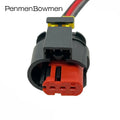 1 Set 3 Pin Fuel Diesel Injector Ignition Coil Sealed Electrical Cable Connectors Female Wire Harness Plug 284425-1 284426-1