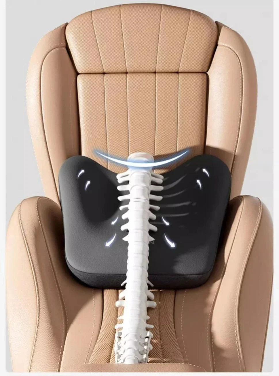 Upgraded Car Headrest Lumbar Support Memory Foam Cushion Super Head Pillow Comfortable Cushion Backrest Car Accsesorie Amagi