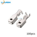 100pcs of wire harness connector terminals, 6.3 series pins, socket inserts, automotive spring pieces DJ624B-D6.3B