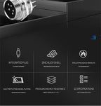 5Pcs GX12 Aviation Connector Plug Socket 2/3/4/5/6/7 Pin Male Female Panel Mount 12mm Circular Metal Wire Adapter Nut Type