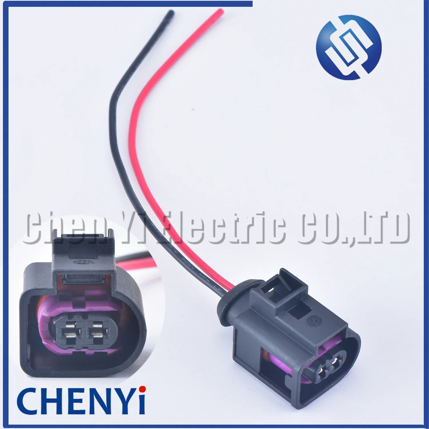 2 Pin Automotive waterproof connector fuel injector Wiring plug 4D0971992A 4D0971992B 4D0971992
