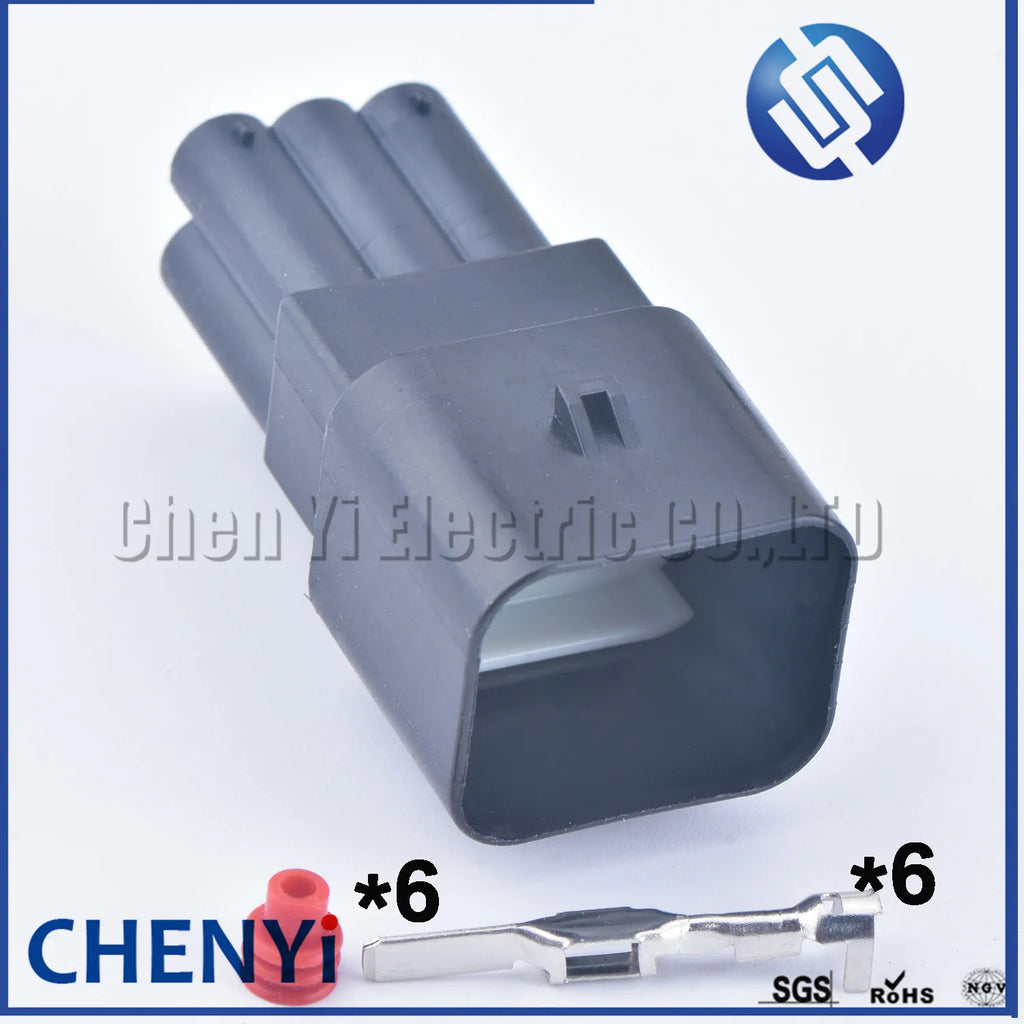 6 Pin male or female Automotive Vacuum pump connector car Brake pump plug 936294-2 936257-2 With Terminal For Hyundai i30n Kia