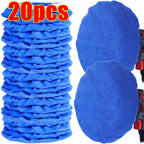 Microfiber Car Waxing Polishing Sleeve 5-10 Inches Polisher Pad Wash Buffer Waxing Sleeve Auto Body Care Cleaning Accessories