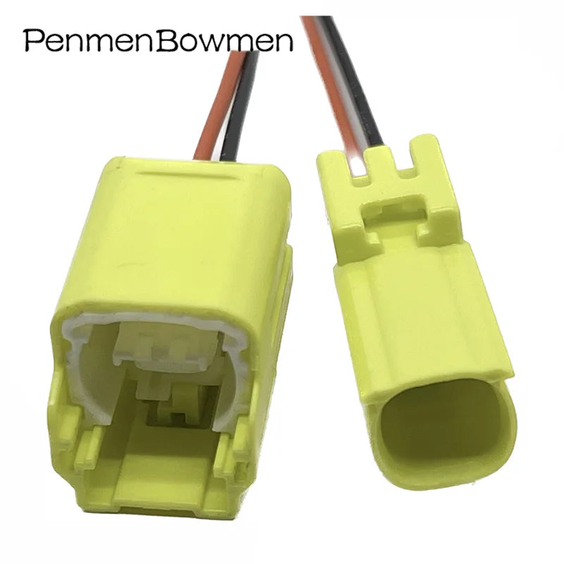 1 Set 2 Pin Car Impact Electrical Cable Connectors Female Wire Harness Plug 7C83-0651-70 90980-12698 7283-0651-70