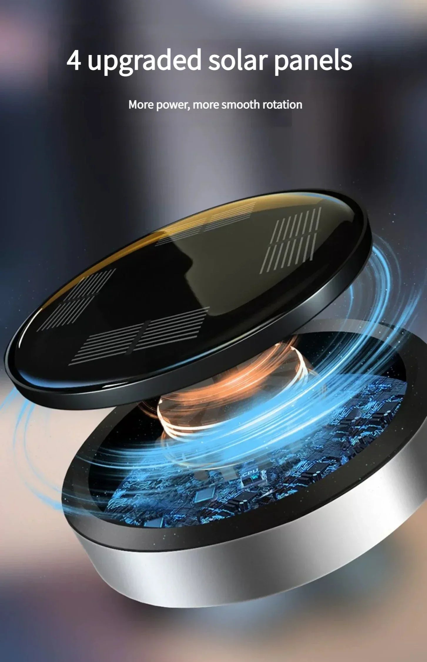 Solar Helicopter Car Air Freshener Fragrance Supplies Interior Accessories Novelty Propeller Flavoring Perfume Diffuser Amagi