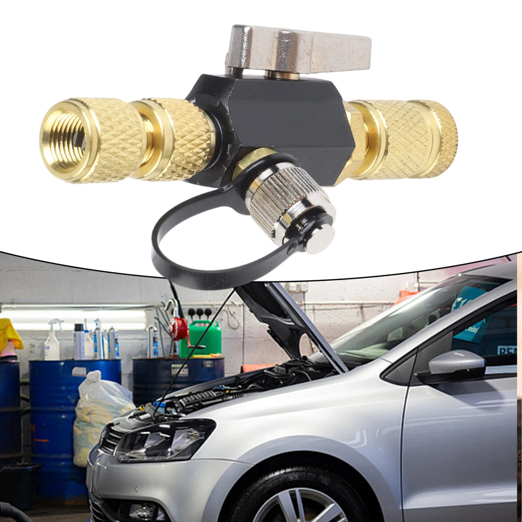 1PC Vacuum-Rated Valve Core Removal Tool Black Valve Core Disassembly  Removal Tool 1/4" X 5/16" Compatible With R410A