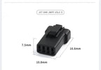1 Set 2 3 4 6 8 Pin JST Miniature Small Current Rearview Mirror Black Electrical Connectors Wire Harness Plug for Motorcycle