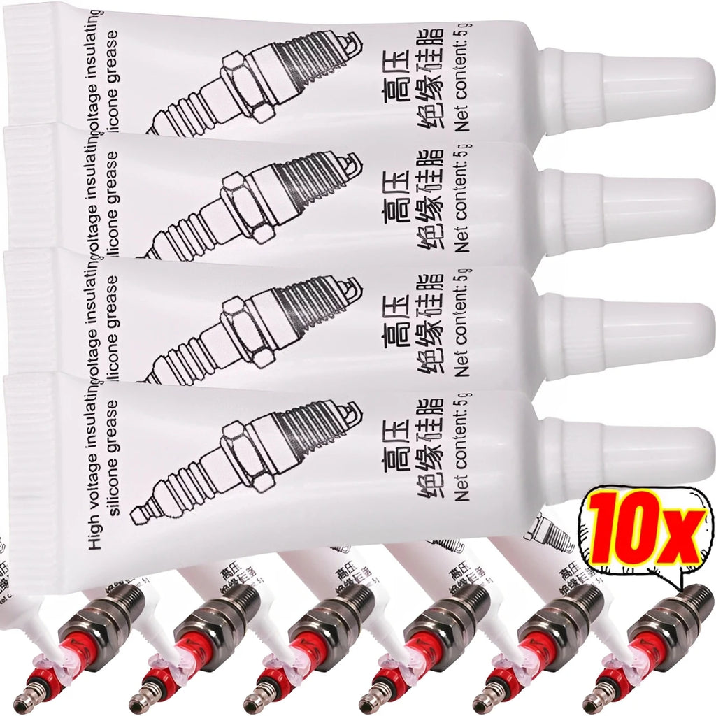 Spark Plug High-Voltage Silicone Grease – Ignition Coil Dielectric Compound, High & Low Temp
