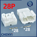 28 Pin Automotive connector Car rearview mirror switch harness plug 90980-12330 For Toyota Auris Lexus